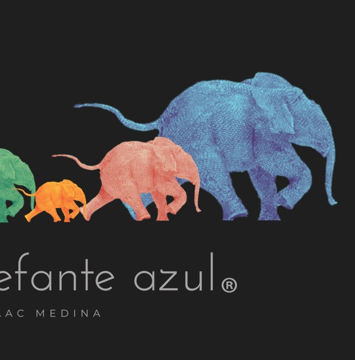 Sigue al elefante azul